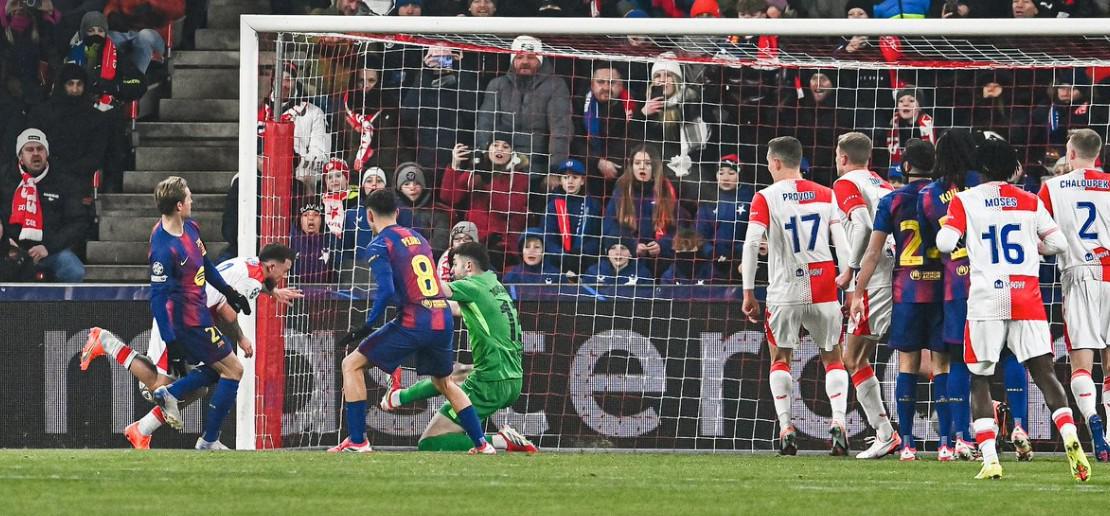 近三个赛季欧冠巴萨5次开场10分钟内丢球,同期仅少于马竞