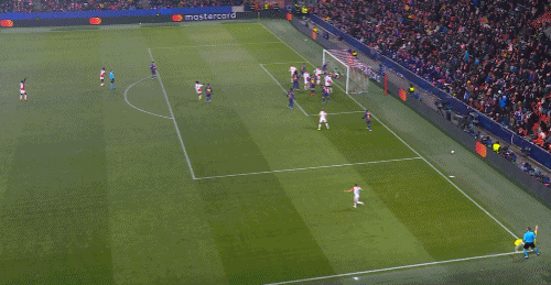 近三个赛季欧冠巴萨5次开场10分钟内丢球,同期仅少于马竞